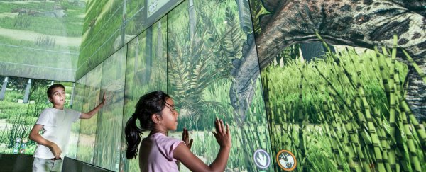 Guys, you can now interact with life-sized dinosaurs at an Australian university