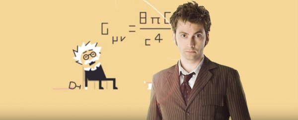 Let the 10th Doctor teach you Einstein's general relativity in 3 minutes