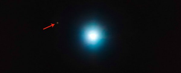 This is the first photo of an exoplanet candidate 1,200 light-years away