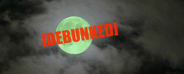 Nope, the Moon ISN'T going to turn green on Wednesday night