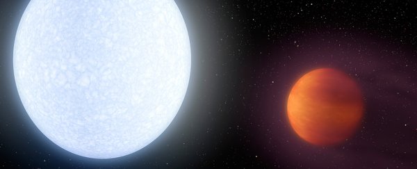 The hottest planet in the known Universe has been found - and it's warmer than most stars