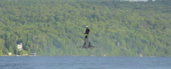 WATCH: Man sets hoverboard flight world record on a device he made himself
