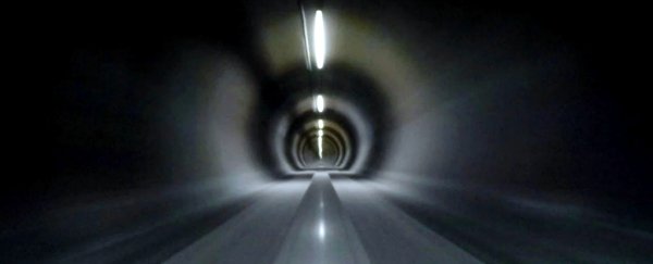 Elon Musk just shared footage of a hyperloop accelerating to 200 mph and holy crap