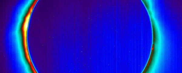 NASA just released this absolutely breathtaking image of the solar eclipse in infrared