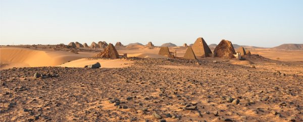 Egypt isn't the country with the most pyramids