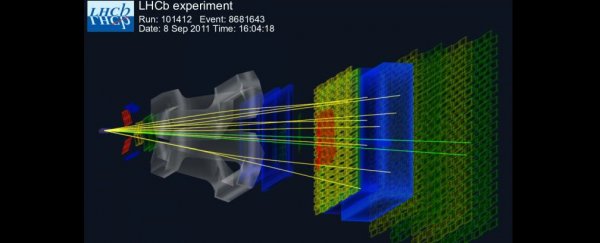 The LHC finds evidence of particle activity beyond the Standard Model