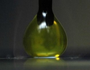 Whoa, researchers have levitated liquid droplets on glowing plasma