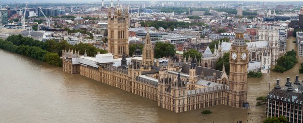 Interactive images show what long-term sea level rise will do to our iconic cities