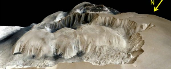 Incredible 3D images released of Mars's giant canyon