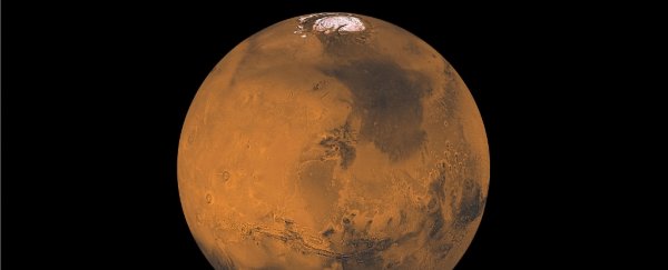 Mars is finally emerging from an ice age that ended 400,000 years ago