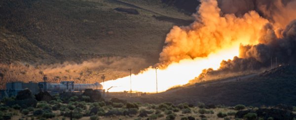 NASA just tested the rocket booster that'll take us to Mars