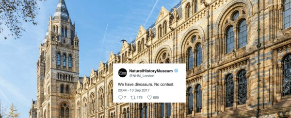 The Science Museum And Natural History Museum Had a Massive Twitter Argument, And We Love It