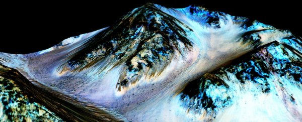 It's official: NASA finds evidence of liquid water flowing on the surface of Mars