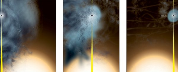 A naked black hole is on the loose and howling through the Universe