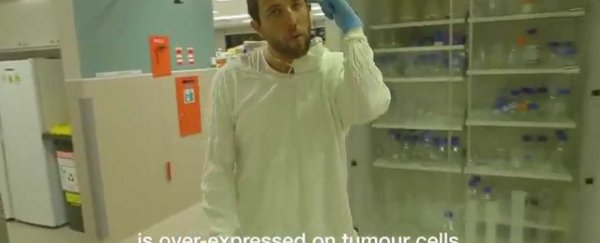 WATCH: Cancer scientist explains his research through rap