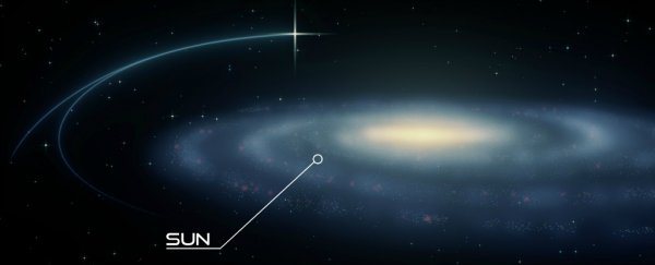 A binary star is flying out of our galaxy and researchers don't know why