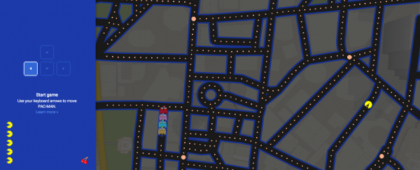 You can play Pac-Man in Google Maps right now