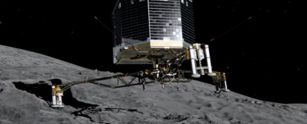 Listen to the satisfying crunch Philae made when it touched down on a comet