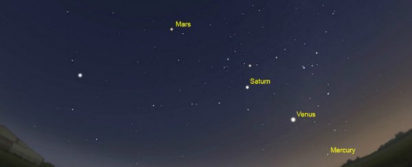 Five bright planets are about to align in the sky for the first time in more than 10 years