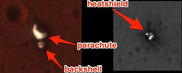 Depressing new photos of Europe's doomed Mars probe show it exploded into pieces
