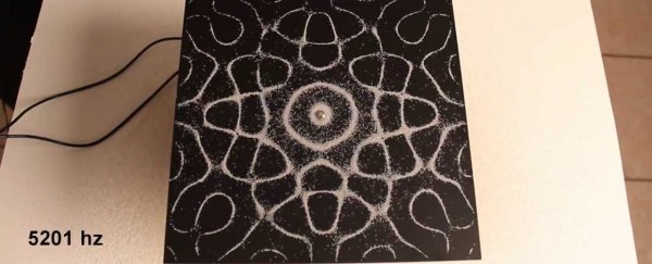 WATCH: Sand dances to music and forms incredible patterns
