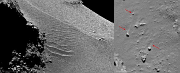 Scientists have found mysterious ripples on Comet 67P/C-G’s surface