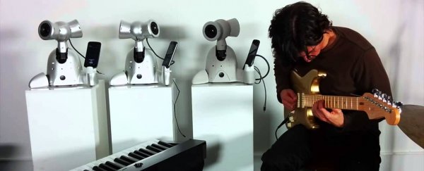 WATCH: A musician and his robots improvise together