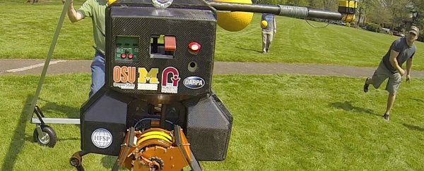 WATCH: The robot that walks like a human takes its first test-stroll outside