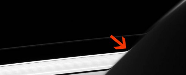 New NASA image reveals a strange bend in Saturn's rings