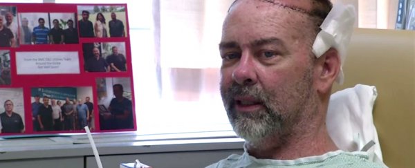 The world's first skull and scalp transplant is a success!