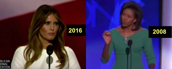A physicist has calculated the probability Melania Trump didn't plagiarise her speech
