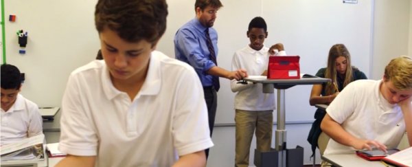 Standing up at school improves students' cognitive performance, study finds