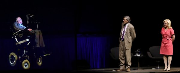 Stephen Hawking appeared at The Sydney Opera House via hologram, makes Star Trek exit