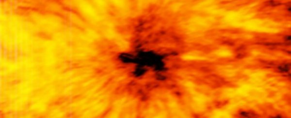 Astronomers have photographed hidden details in the Sun
