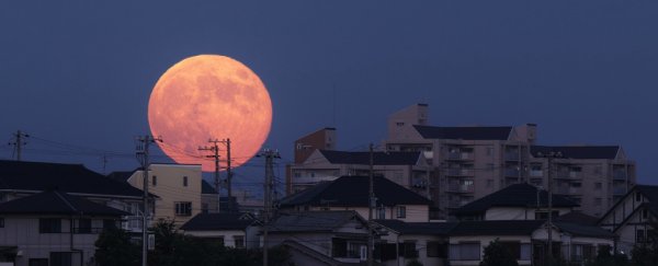 The first supermoon of the year will appear this Saturday