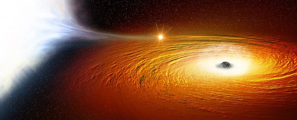 Astronomers just found a star orbiting a black hole at 1 percent the speed of light
