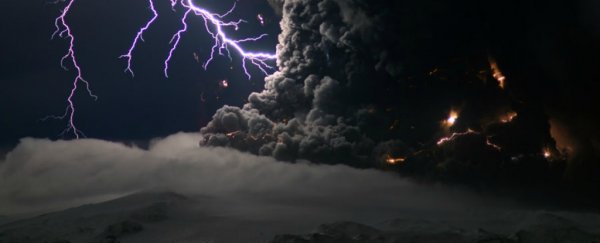Scientists have finally figured out what causes volcanic lightning