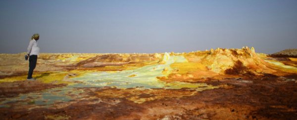 This Ethiopian sulphur spring is one of the hottest and most inhospitable places on Earth