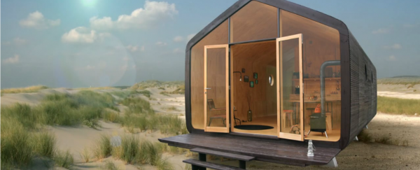 This tiny cardboard house takes 1 day to build and can last 100 years