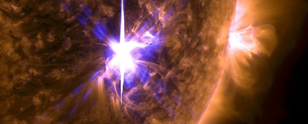 The Sun just erupted the biggest solar flare in 12 years and it has affected Earth