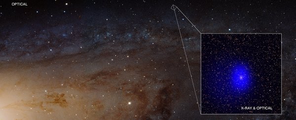 Andromeda galaxy has been photobombed by two incredibly massive black holes