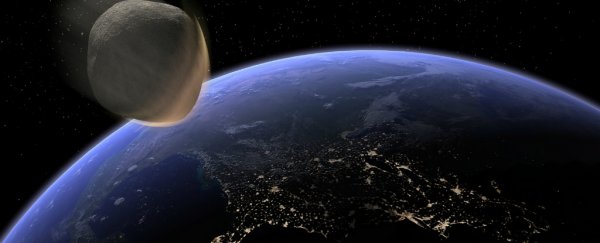 A bus-sized asteroid will pass between the Moon and Earth tonight