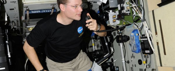 Amateur radio enthusiast makes contact with the International Space Station
