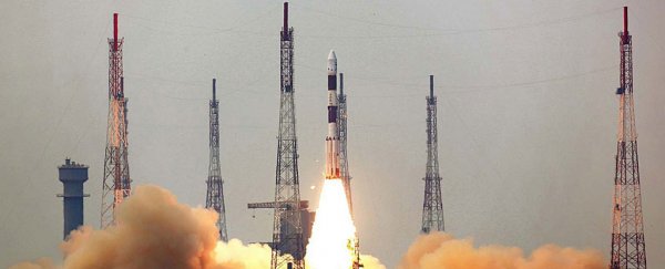 India launches its first astronomy satellite, ASTROSAT, into orbit