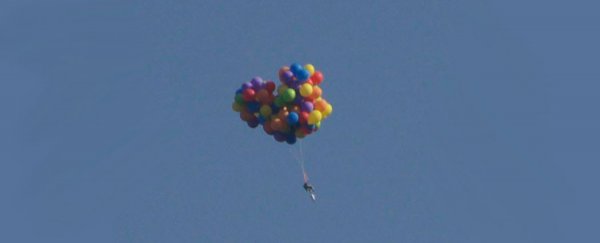 Canadian man arrested for balloon chair stunt straight out of Pixar's UP