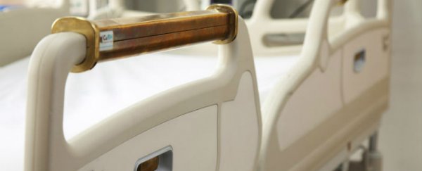 Copper bed rails kill hospital-related infections on contact