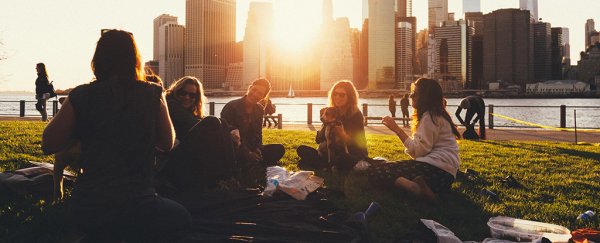 If you feel everyone around you has more friends, you're probably wrong