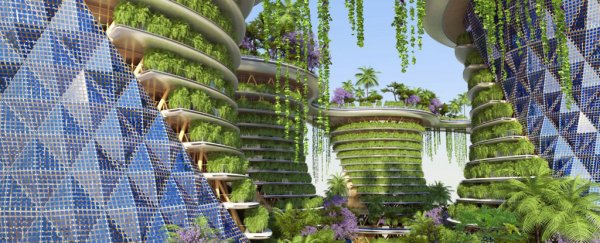 This futuristic 'vertical village' is like a jungle stretching 36 storeys into the sky