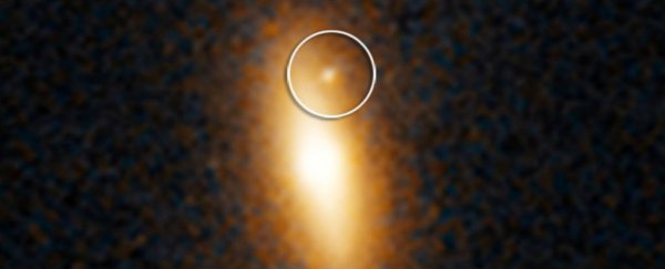 This massive black hole just broke free, and is tearing through its own galaxy