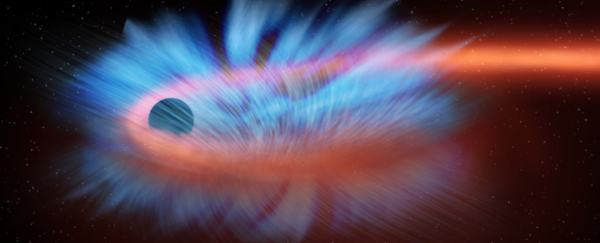 Watch: This is what it looks like when a black hole shreds a passing star